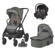 COCCOLLE Dječja kolica Aspen 3u1, zelena