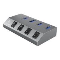 RAIDSONIC USB hub IB-HUB1405, 4 porta