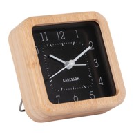 KARLSSON Budilica Neat, prirodna