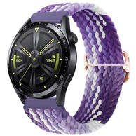 B-STRAP Elastic Nylon remen za Garmin Venu 2 Plus, grape