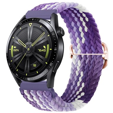 B-STRAP Elastic Nylon remen za Garmin Venu 2 Plus, grape