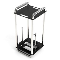 STREACOM Kućište DA6 XL, otvorenog principa, mini tower, Mini-ITX, krom
