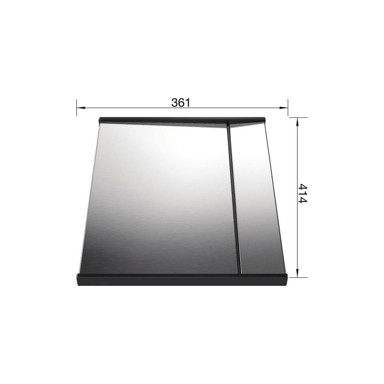 BLANCO Dio za cijeđenje Zerox Claron Inox 18/10 413 x 360 mm
