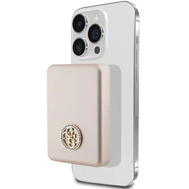 GUESS MagSafe prijenosna baterija, 5000 mAh, 15 W, zlatna