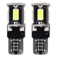 AMIO LED žarulje CANBUS T10 W5W 5SMD 5730 bijele