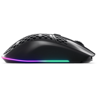 STEELSERIES Gaming miš Aerox 3 Wireless Onyx 2022, 18000 DPI, RF bežični, crna