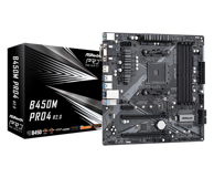 ASROCK Matična ploča B450M PRO4 R2.0, AMD B450, mATX, s. AM4