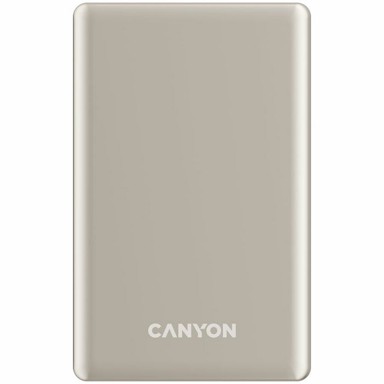 CANYON Powerbank OnPower 505 Slim Magsafe, 5. 000 mAh, PD20W, bež, CNS-CPB505BE