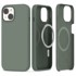 TECH-PROTECT Maskica za iPhone 15, Silicone MagSafe, tamno zelena