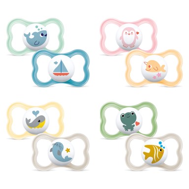 MAM Duda varalica silikon Air 16+ 2 kom sort 868856