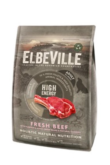 ELBEVILLE Hrana za pse Adult All Breeds High Energy 4 kg, govedina
