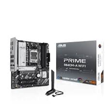 ASUS Matična ploča PRIME B840M-A WiFi, AM5, B840, DDR5 7600MHz, PCIe Gen 4, SATA, M.2, mATX