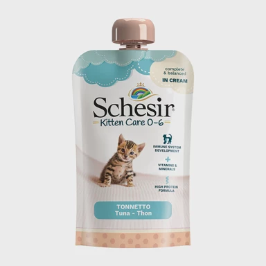 SCHESIR Hrana za mačke Cat Kitten Care, tuna, 150 g