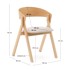KAVE HOME Blagovaonska stolica u prirodnoj boji Godia 