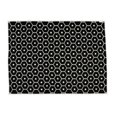  PAPPELINA Crna deka od mješavine vune, 140x180 cm, Honey Black