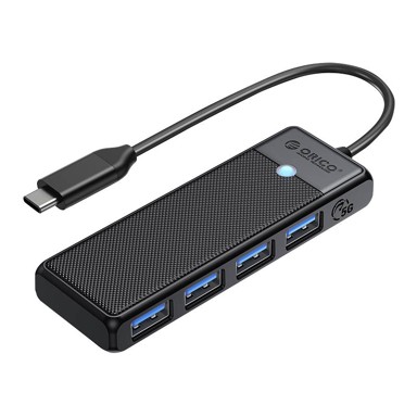 ORICO USB-C hub, 4-portni PAPW4A-C3-015-BK-EP