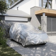 Automobilska navlaka za cijeli SUV s trakama srebrna XL PEVA