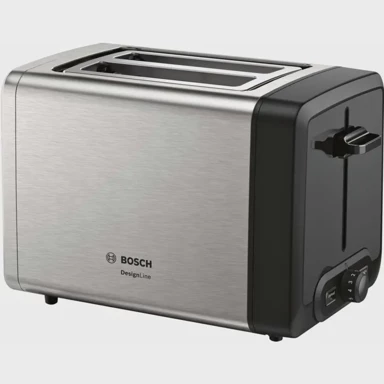 BOSCH Toster Compact Design Line TAT4P420DE, inox/crna
