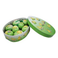 Ukrasna uskrsna jaja u poklon-kutiji, zelena, 8 kom.