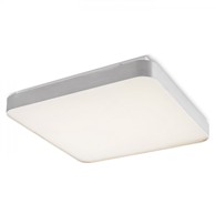Lampa Mensa, SQ 80, stropna, brušeni aluminij, 230V, LED 138W, 3000K