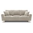 COSMOPOLITAN DESIGN Bež baršunasti sklopiva/s prostorom za odlaganje sofa 235 cm Kyoto, 235x100x88 cm