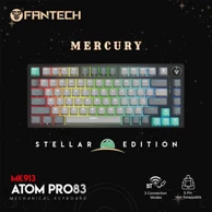 FANTECH Žična gaming mehanička tipkovnica Atom Pro 83, crveni switch, mercury