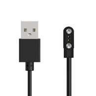 MG Kabel za punjenje, magnetski, za pametni sat, 2-pin, 2.8 mm, 1 m, crna