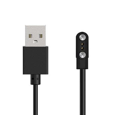 MG Kabel za punjenje, magnetski, za pametni sat, 2-pin, 2.8 mm, 1 m, crna