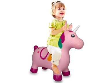 JAMARA Igračka za jahanje i skakanje Jednorog, raznobojni
