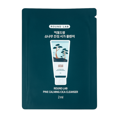 ROUND LAB Pjena za čišćenje s borom za problematičnu kožu Pine Calming Cica Cleanser 2 ml uzorak