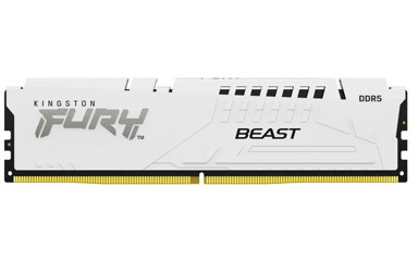 KINGSTON RAM memorija Fury Beast RGB EXPO, DDR5, 2x 32GB, 64GB, CL30, DIMM, bijela