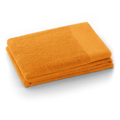 RESTILO Narančasti pamučan ručnik od frotira 30x50 cm Amari