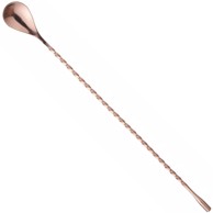 HENDI barska žlica Bar Up 38,5 cm, bakrena, 596555