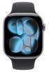 APPLE Pametni sat Watch Series 11 GPS + Cellular, aluminijsko kućište 46 mm, siva, crni sportski remen M/L