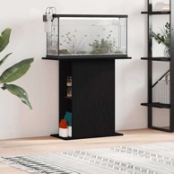 Stalak za akvarij, crni hrast, 75x36x72.5 cm