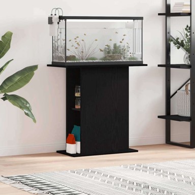 Stalak za akvarij, crni hrast, 75x36x72.5 cm