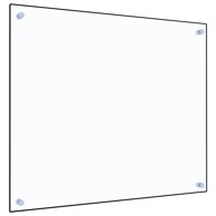 Kuhinjska zaštita od prskanja, kaljeno staklo, prozirna