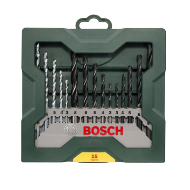 BOSCH 15-dijelni komplet svrdla Mini X-Line