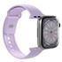 PURO Remen za pametni sat Icon za Apple Watch 42/44/45/49 mm, silikonski, lavanda, 2 kom