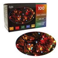 100 lampica, riža, šarene, 8 funkcija