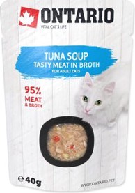 ONTARIO Hrana za mačke Cat Adult Juha 40 g, tuna