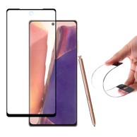 FLEXI Full Cover hibridni zaštitnik zaslona s okvirom za Samsung Galaxy Note 20 crna