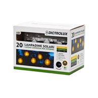Solarni lampioni za vrt, LED lanac s 20 solarnih žaruljica