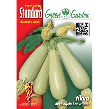 GREEN GARDEN Sjeme povrća tikva duga bijela bez vriježe