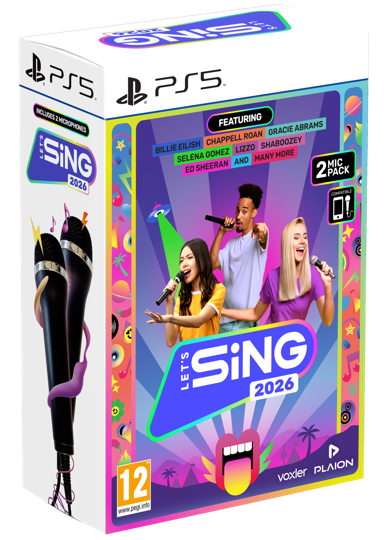 Igra za Playstation 5: Let’s Sing 2026 + 2 Mic Pack