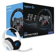 LOGITECH Gaming volan G29 Driving Force Racing Wheel i slušalice ASTRO A10, za PC/PS3/PS4/PS5, USB
