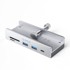 ORICO USB-C Hub MH5PC, USB-C/USB-A, SD, microSD, sa stezaljkom, srebrni