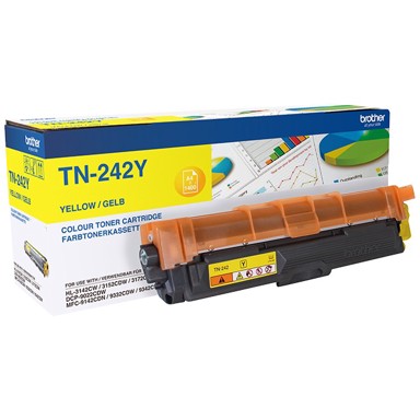 BROTHER Toner za printer TN-242Y žuta do 1,400 listova prema ISO/IEC 19798