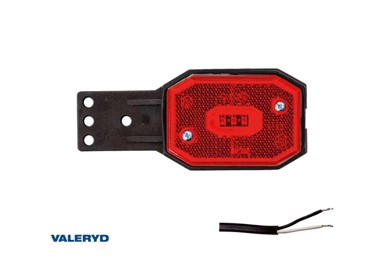 VALERYD Pozicija LED 113x42x34 crvena sa prihvatom 12-30v ulazi. 450mm kabel 3156090