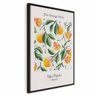 Slika The Orange Story, jednodijelna, okomita, 40x60 cm